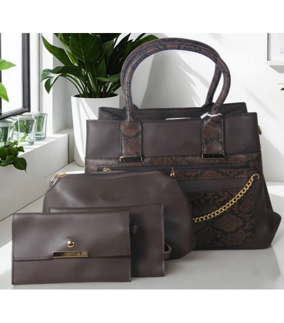 H1565 - Stylish 4pc Fashion Handbag Set